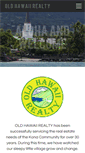 Mobile Screenshot of oldhawaiirealty.com